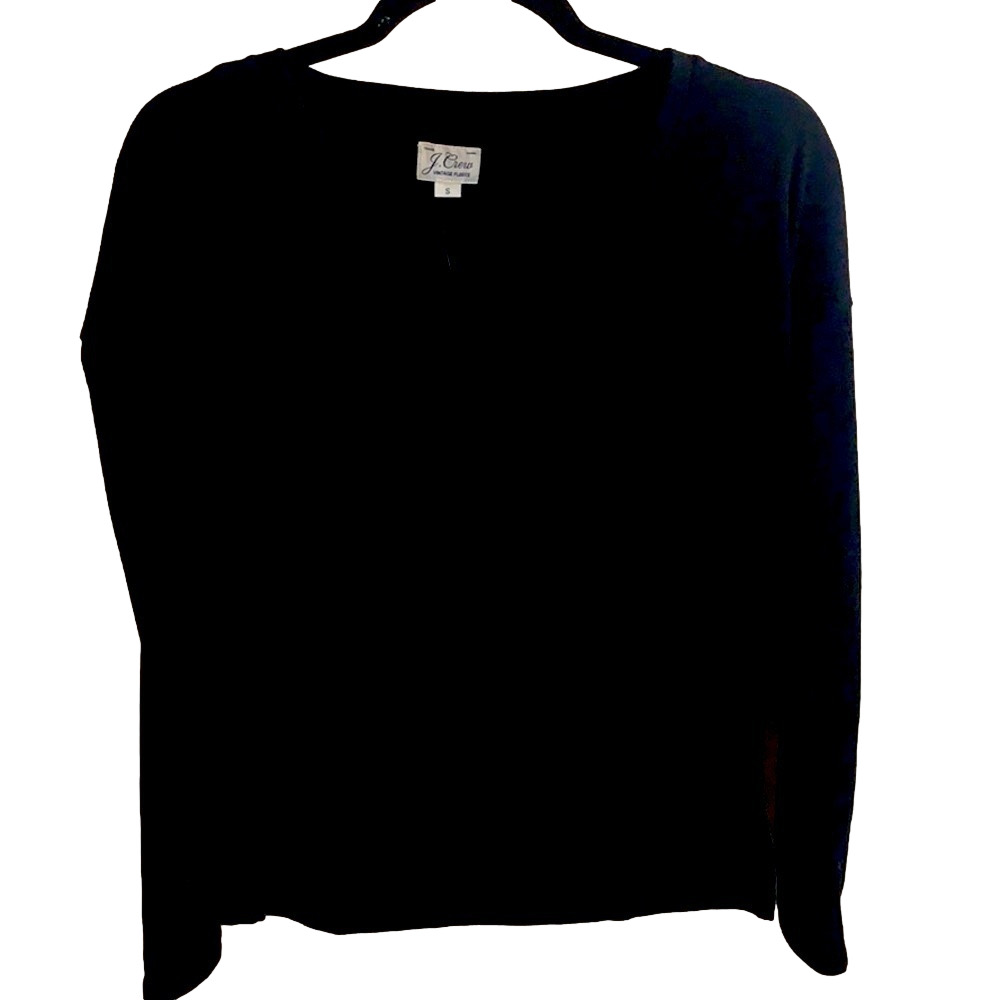 J. Crew NEW Sz S V neck Sweater fall office work preppy - Picture 2 of 6
